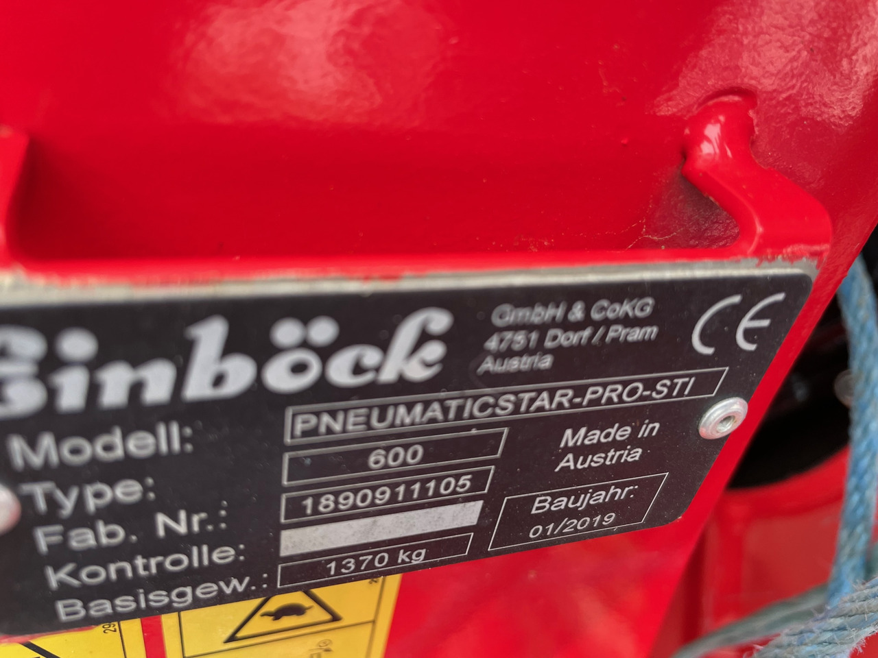 Einböck Pneumaticstar Pro 600 STI - 파종 장비 : 사진 2 Einböck Pneumaticstar Pro 600 STI - 파종 장비 : 사진 2