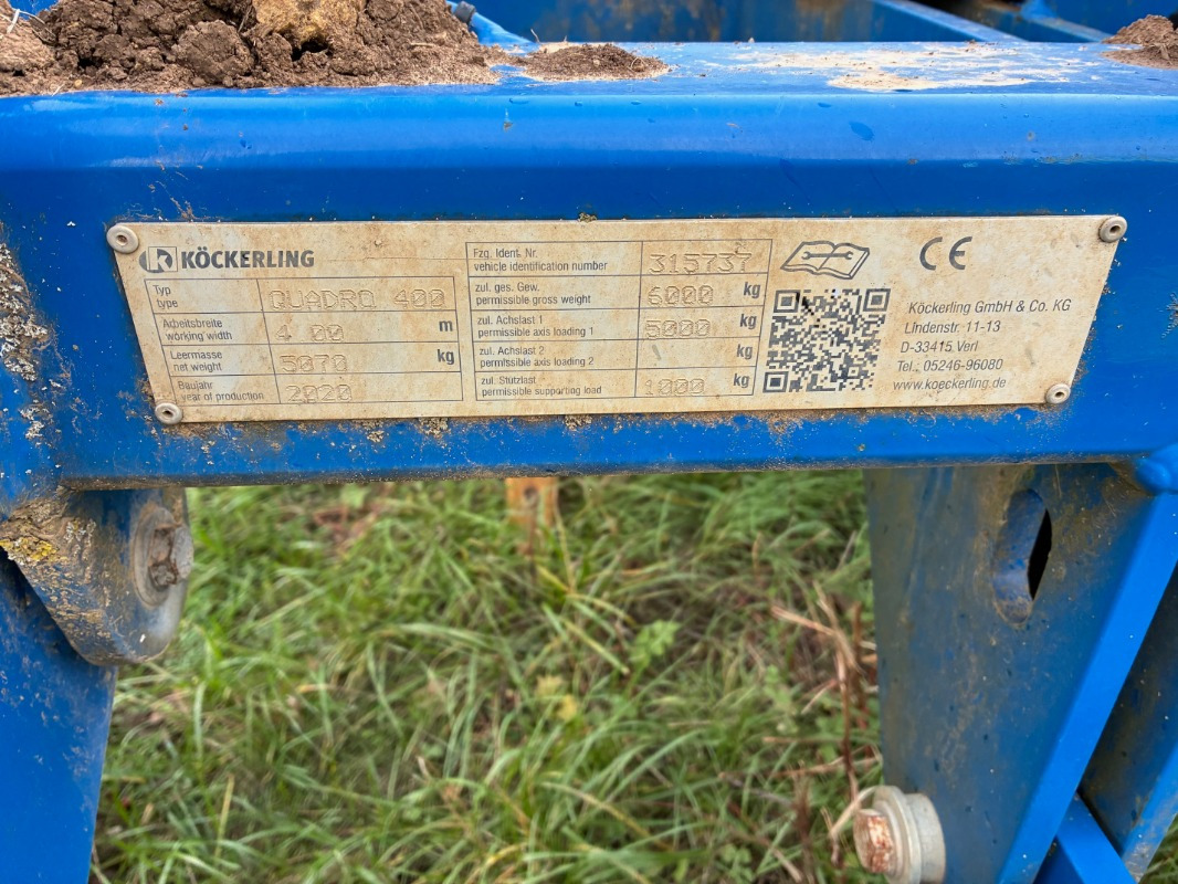 Köckerling Quadro 400 - 로터베이터 : 사진 4 Köckerling Quadro 400 - 로터베이터 : 사진 4