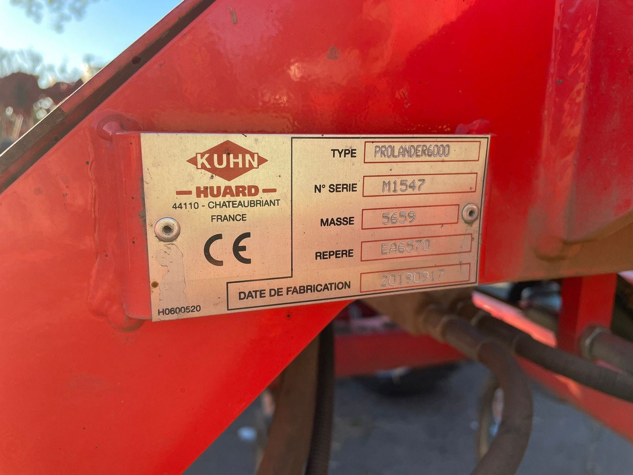 Kuhn Prolander 6000 - 로터베이터 : 사진 3 Kuhn Prolander 6000 - 로터베이터 : 사진 3