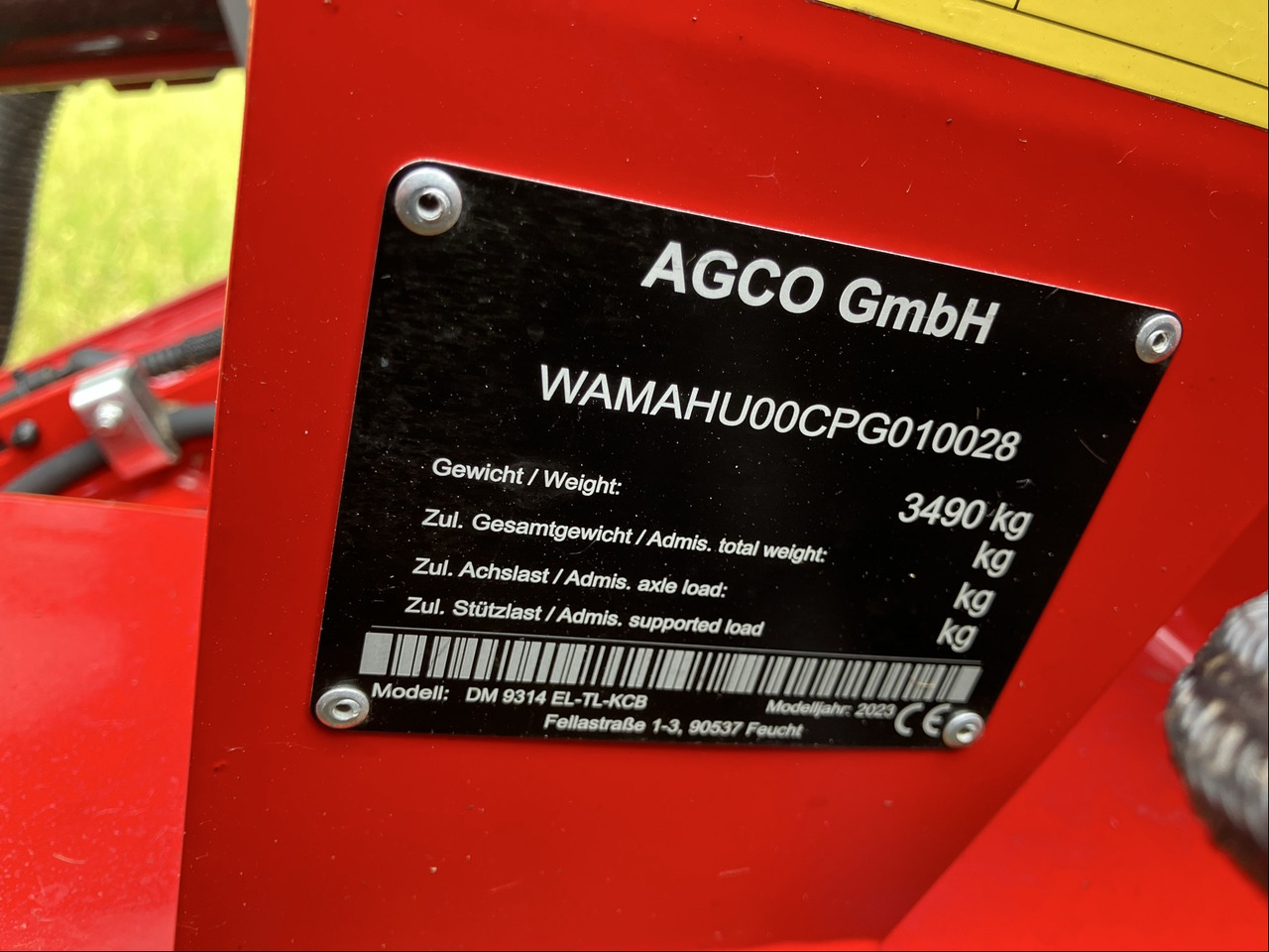 Massey Ferguson MF DM 9314 EL-TL-KCB - 모어 : 사진 2 Massey Ferguson MF DM 9314 EL-TL-KCB - 모어 : 사진 2