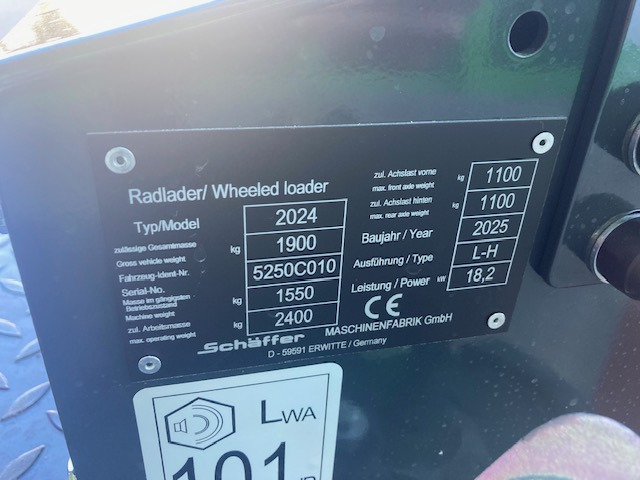 Schäffer Hoflader Typ 2024 - 휠 로더 : 사진 2 Schäffer Hoflader Typ 2024 - 휠 로더 : 사진 2