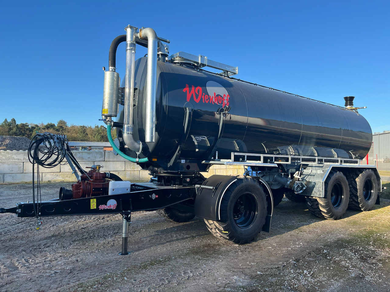 시비 장비 Wienhoff Zentralachsvorderwagen 28500 L : 사진 1