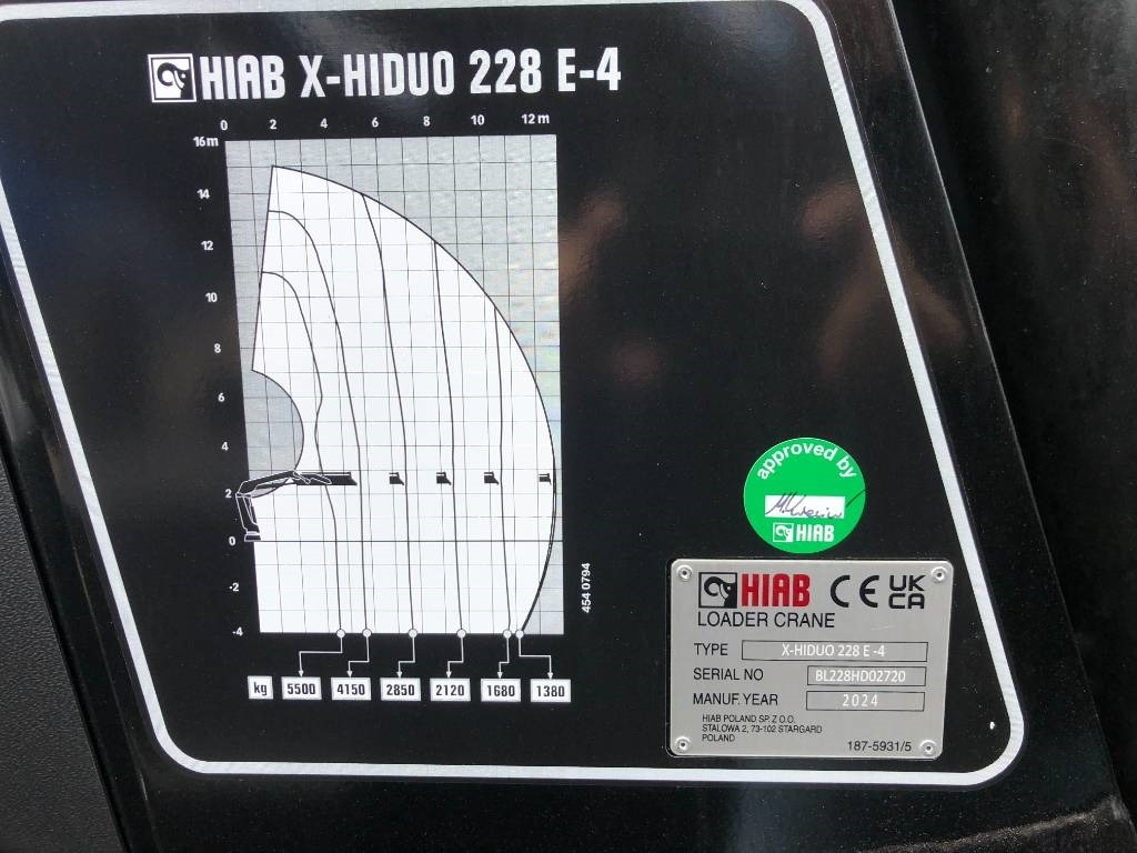 Hiab X-HiDuo 228 E-4 - 로더 크레인 트럭 용 : 사진 2 Hiab X-HiDuo 228 E-4 - 로더 크레인 트럭 용 : 사진 2