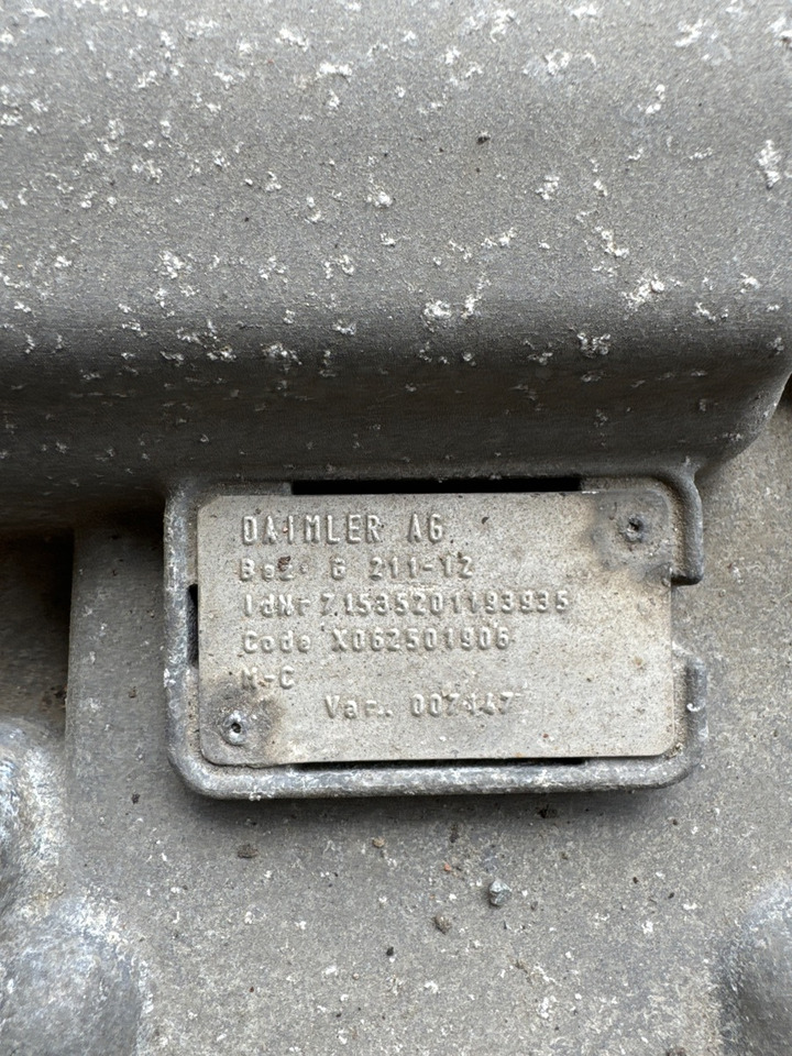 MERCEDES GEARBOX G211-12 *BROKE* - 기어박스 트럭 용 : 사진 1 MERCEDES GEARBOX G211-12 *BROKE* - 기어박스 트럭 용 : 사진 1