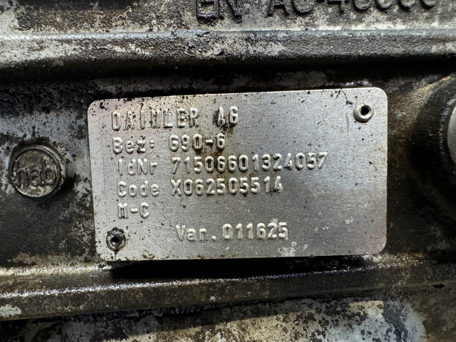 MERCEDES GEARBOX G90-6 // 715066 - 기어박스 트럭 용 : 사진 1 MERCEDES GEARBOX G90-6 // 715066 - 기어박스 트럭 용 : 사진 1