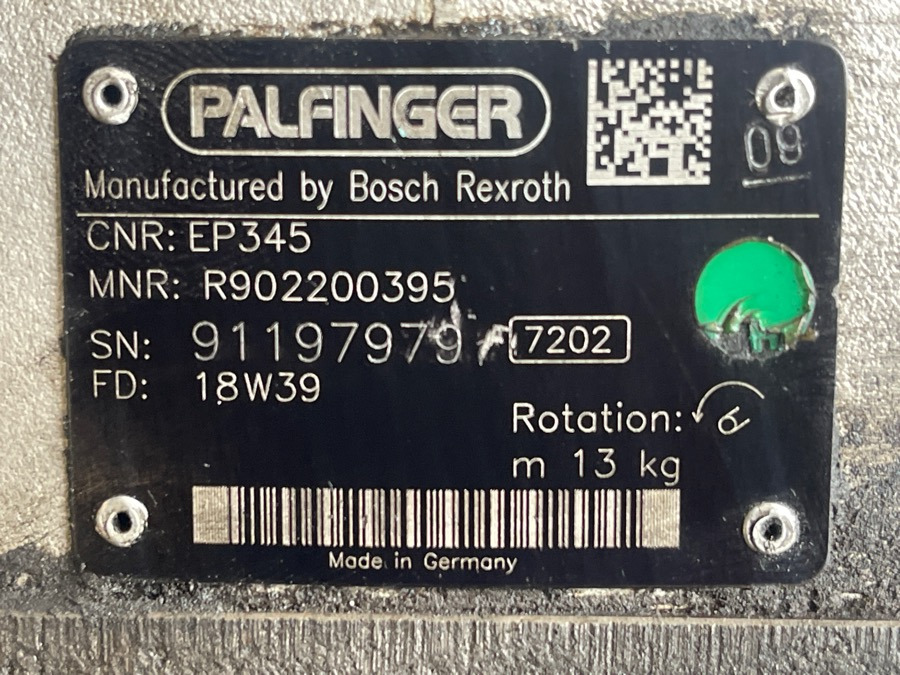 REXROTH PALFINGER HYDRALIC PUMP EP345 - 유압 트럭 용 : 사진 3 REXROTH PALFINGER HYDRALIC PUMP EP345 - 유압 트럭 용 : 사진 3