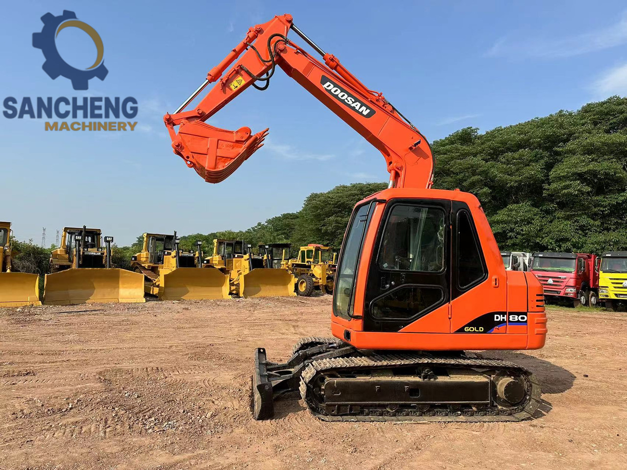 DOOSAN DH80 Mini Excavator - 크롤러 굴삭기 : 사진 5 DOOSAN DH80 Mini Excavator - 크롤러 굴삭기 : 사진 5