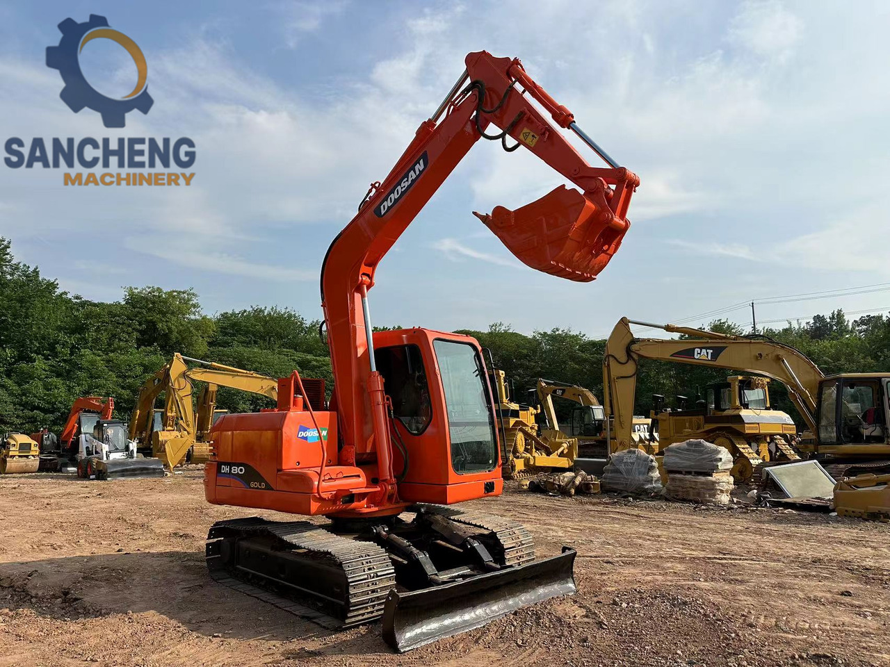 DOOSAN DH80 Mini Excavator - 크롤러 굴삭기 : 사진 3 DOOSAN DH80 Mini Excavator - 크롤러 굴삭기 : 사진 3