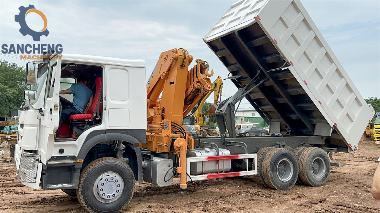 SINOTRUK Howo 371 6x4 crane truck - 크레인 트럭 : 사진 4 SINOTRUK Howo 371 6x4 crane truck - 크레인 트럭 : 사진 4