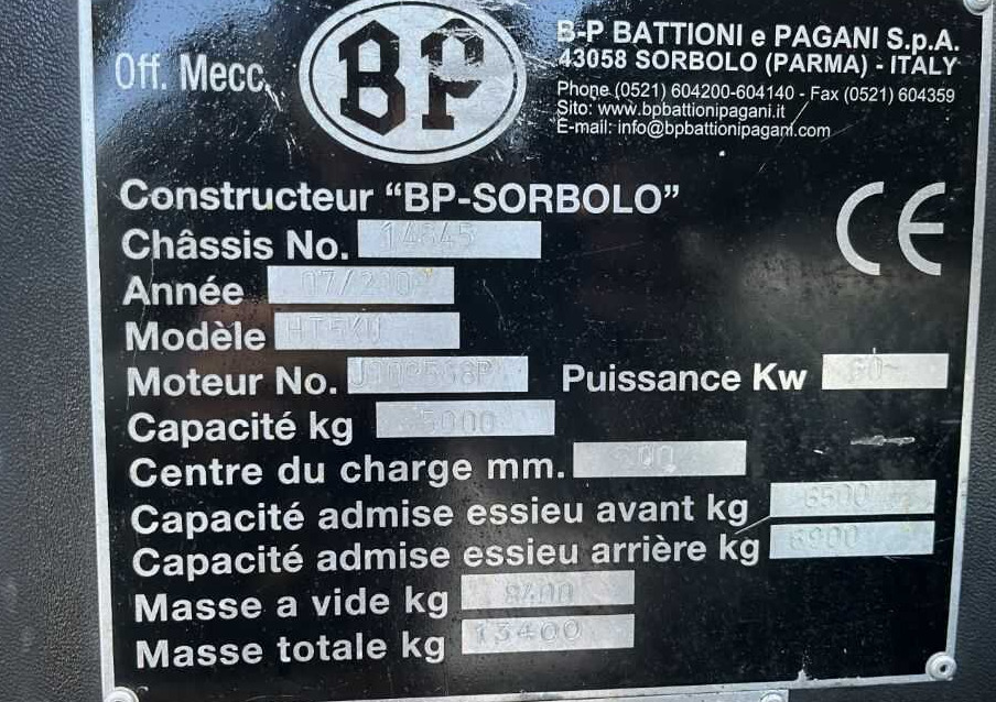 B-P Battioni e Pagani HT5KU - 사이드 로더 : 사진 4 B-P Battioni e Pagani HT5KU - 사이드 로더 : 사진 4