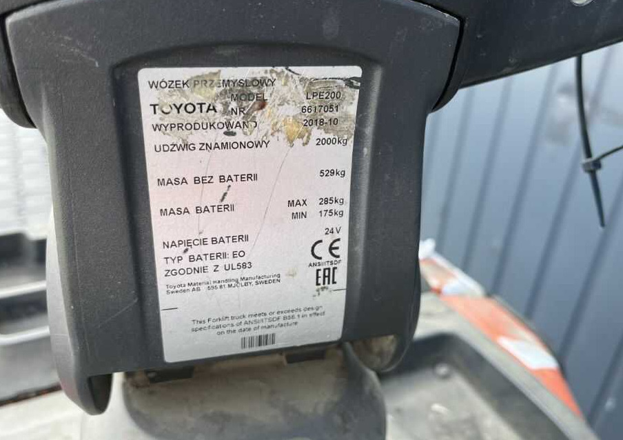 BT LPE200 - 팔레트 트럭 : 사진 4 BT LPE200 - 팔레트 트럭 : 사진 4