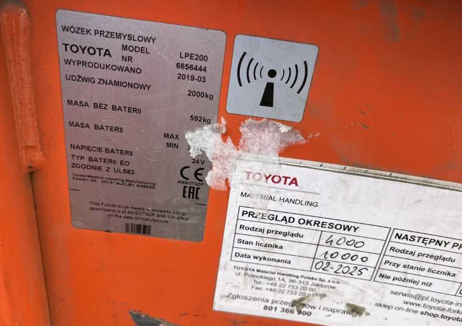 BT LPE200 - 팔레트 트럭 : 사진 4 BT LPE200 - 팔레트 트럭 : 사진 4