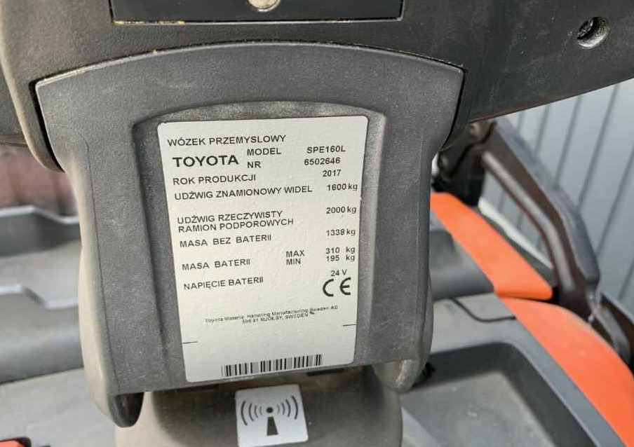 BT SPE160L - 스태커 : 사진 3 BT SPE160L - 스태커 : 사진 3