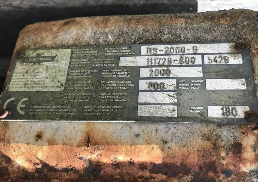 Cascade RS-2000-G - 클램프 지게차 용 : 사진 2 Cascade RS-2000-G - 클램프 지게차 용 : 사진 2