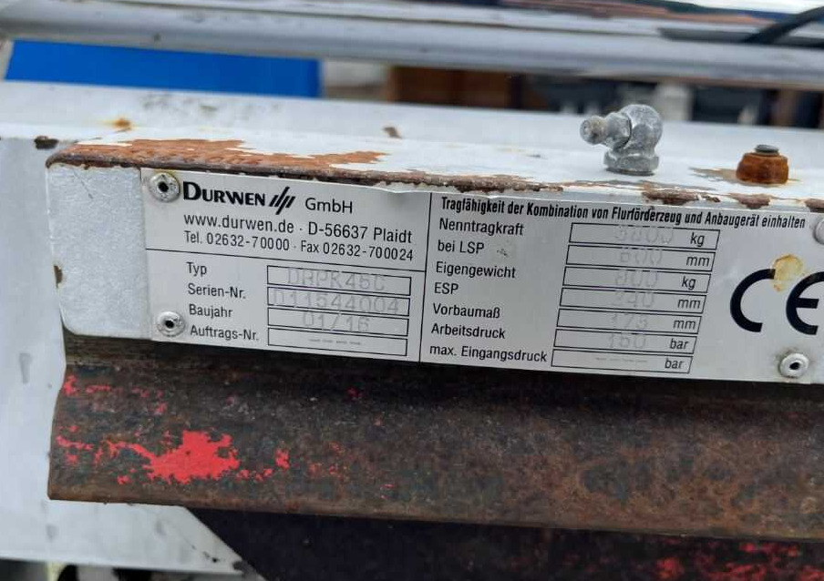 Durwen DRPK45C - 포크 지게차 용 : 사진 5 Durwen DRPK45C - 포크 지게차 용 : 사진 5
