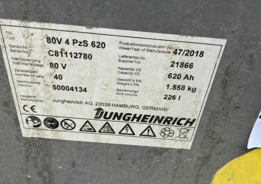 Jungheinrich EFG425k - 전기 지게차 : 사진 4 Jungheinrich EFG425k - 전기 지게차 : 사진 4