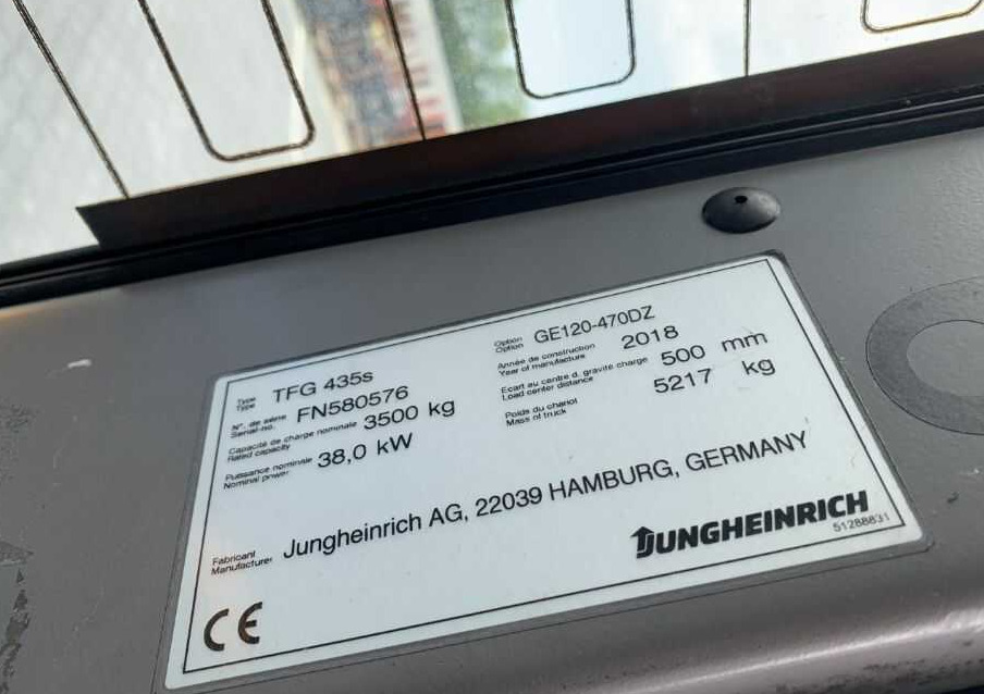 Jungheinrich TFG435s - LPG 지게차 : 사진 4 Jungheinrich TFG435s - LPG 지게차 : 사진 4