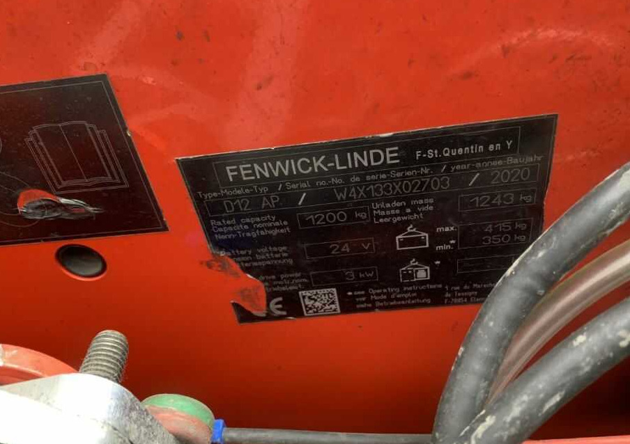 Linde D12AP - 스태커 : 사진 4 Linde D12AP - 스태커 : 사진 4