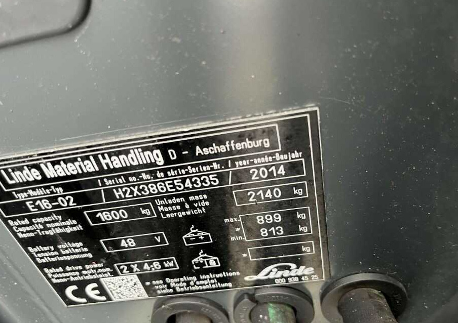 Linde E16-01 - 전기 지게차 : 사진 4 Linde E16-01 - 전기 지게차 : 사진 4