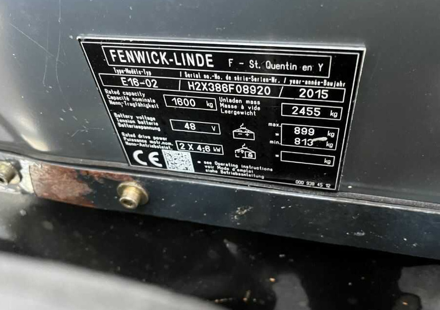 Linde E16-02 - 전기 지게차 : 사진 4 Linde E16-02 - 전기 지게차 : 사진 4