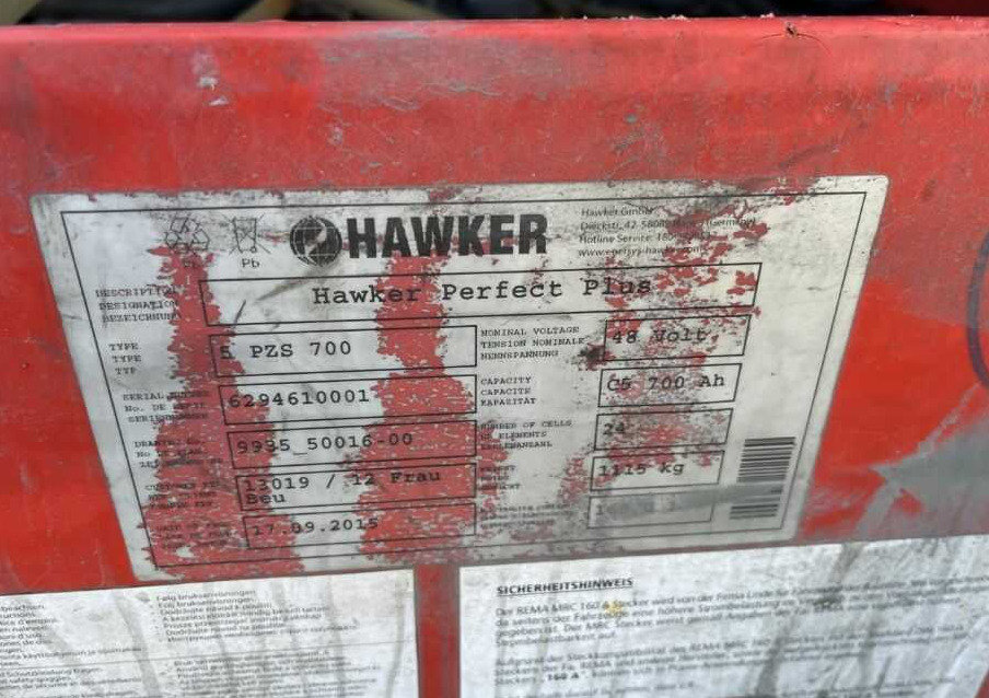 전기 지게차 Linde E20PH-02 : 사진 6