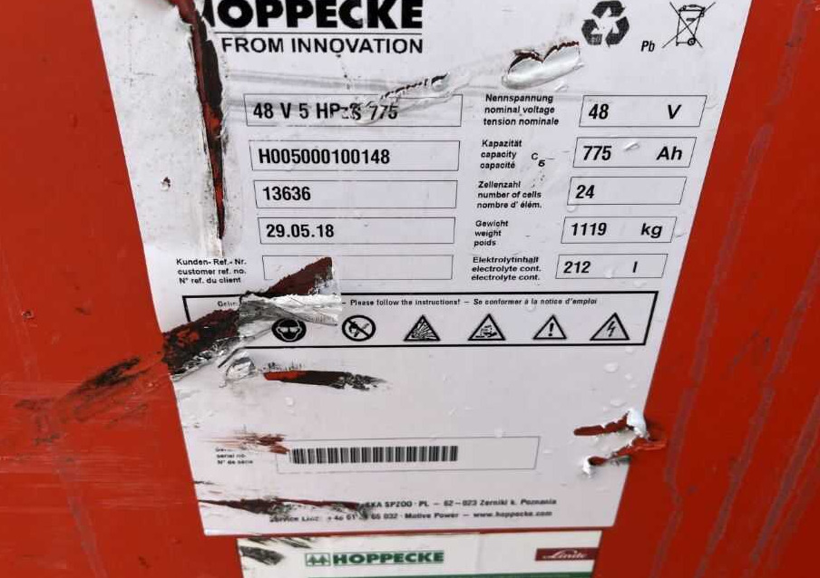 전기 지게차 Linde E20PH-02 : 사진 8