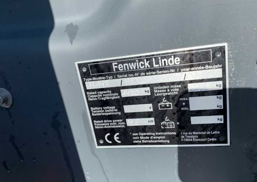 Linde H14T-01 - LPG 지게차 : 사진 4 Linde H14T-01 - LPG 지게차 : 사진 4