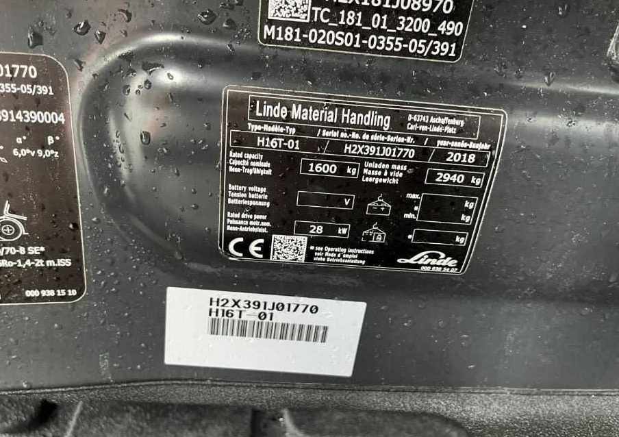 Linde H16T-01 - LPG 지게차 : 사진 4 Linde H16T-01 - LPG 지게차 : 사진 4