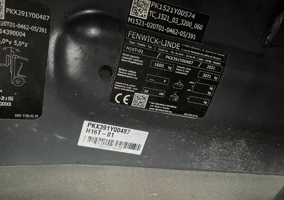 Linde H16T-01 - LPG 지게차 : 사진 4 Linde H16T-01 - LPG 지게차 : 사진 4