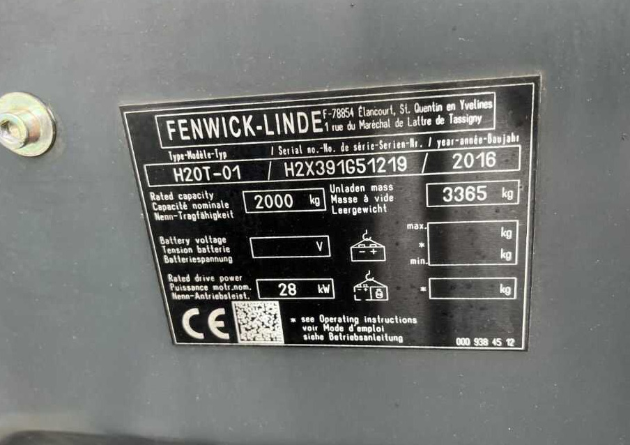 Linde H20T-01 - LPG 지게차 : 사진 4 Linde H20T-01 - LPG 지게차 : 사진 4