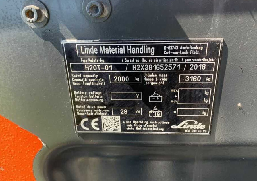 Linde H20T-01 - LPG 지게차 : 사진 3 Linde H20T-01 - LPG 지게차 : 사진 3