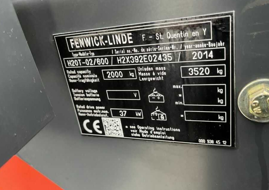 Linde H20T-02/600 - LPG 지게차 : 사진 3 Linde H20T-02/600 - LPG 지게차 : 사진 3
