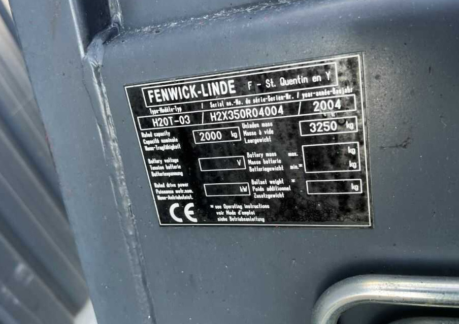 Linde H20T-03 - LPG 지게차 : 사진 4 Linde H20T-03 - LPG 지게차 : 사진 4