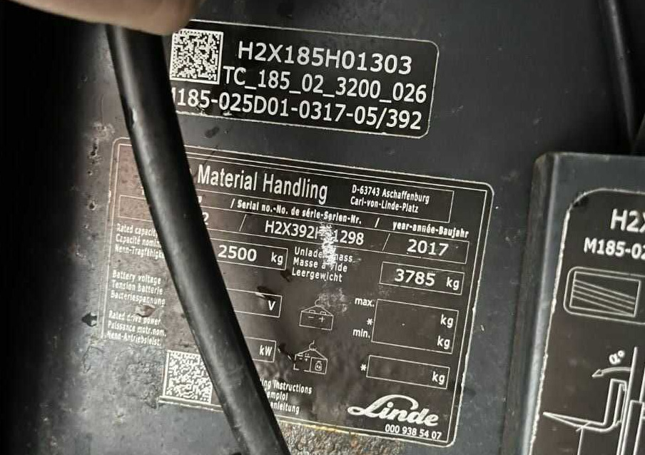Linde H25D-02 - 디젤 지게차 : 사진 4 Linde H25D-02 - 디젤 지게차 : 사진 4