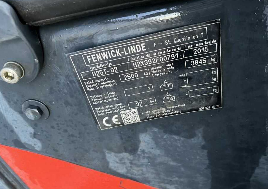 Linde H25T-01 - LPG 지게차 : 사진 4 Linde H25T-01 - LPG 지게차 : 사진 4