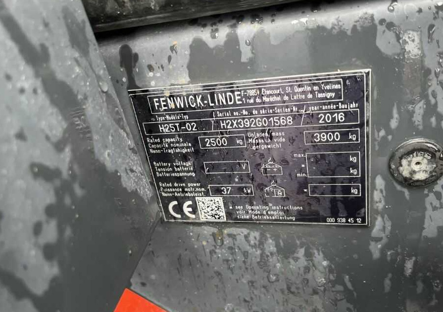 Linde H25T-02 - LPG 지게차 : 사진 4 Linde H25T-02 - LPG 지게차 : 사진 4