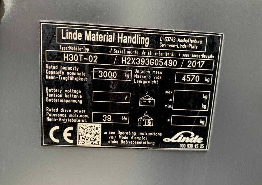 Linde H30T-02 - LPG 지게차 : 사진 1 Linde H30T-02 - LPG 지게차 : 사진 1