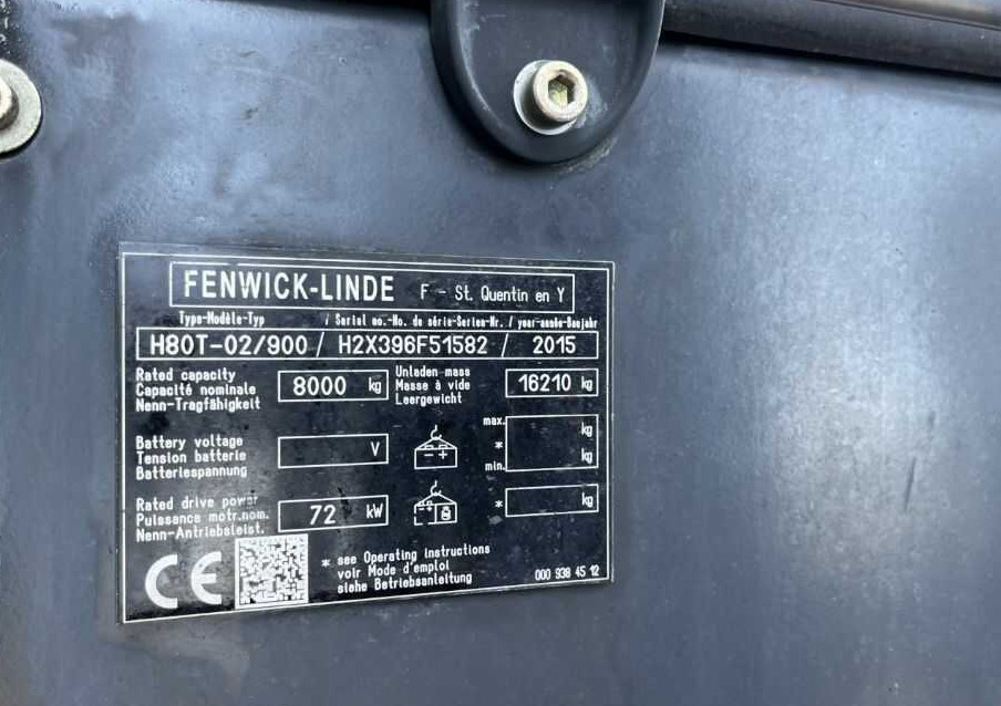 Linde H80T-02/900 - LPG 지게차 : 사진 4 Linde H80T-02/900 - LPG 지게차 : 사진 4