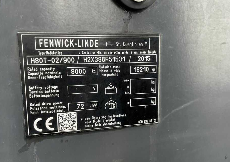 Linde H80T-02/900 - LPG 지게차 : 사진 4 Linde H80T-02/900 - LPG 지게차 : 사진 4