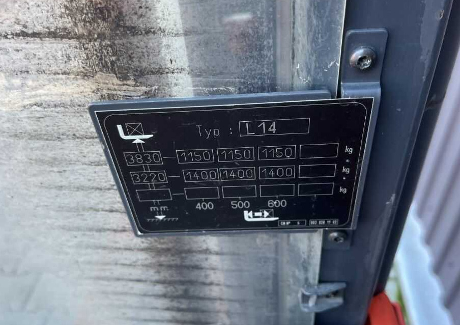 Linde L14 - 스태커 : 사진 5 Linde L14 - 스태커 : 사진 5