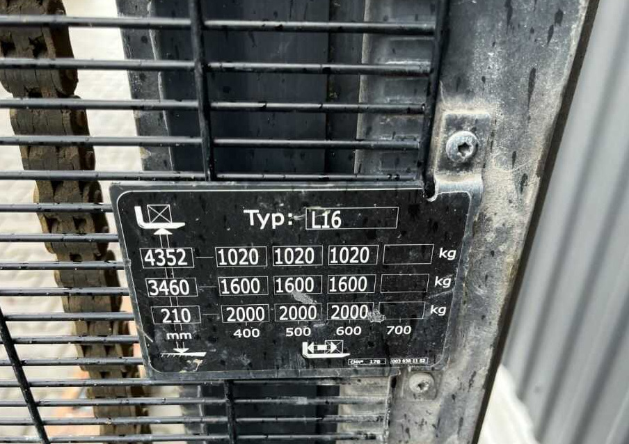 Linde L16i - 스태커 : 사진 5 Linde L16i - 스태커 : 사진 5