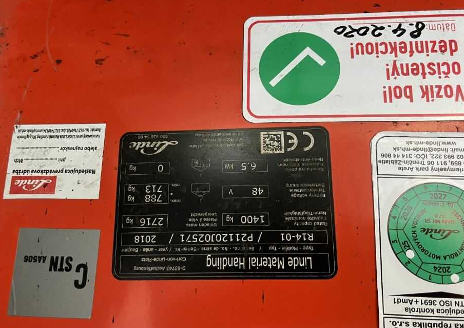 Linde R14-01 - 리치 트럭 : 사진 4 Linde R14-01 - 리치 트럭 : 사진 4