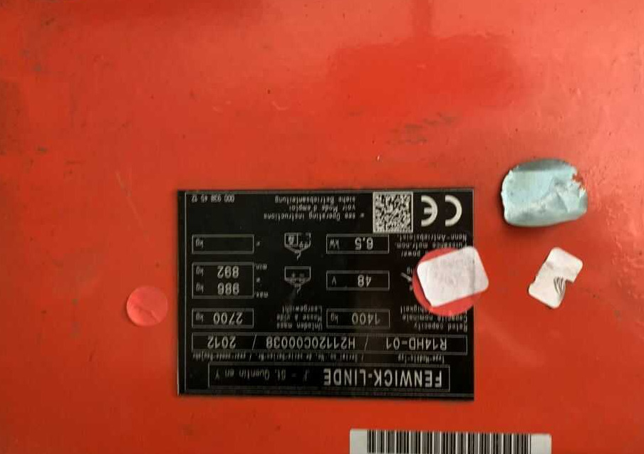Linde R14HD-01 - 리치 트럭 : 사진 4 Linde R14HD-01 - 리치 트럭 : 사진 4