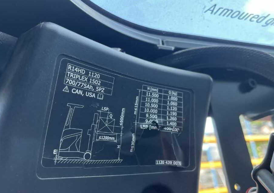 Linde R14HD-01 - 리치 트럭 : 사진 5 Linde R14HD-01 - 리치 트럭 : 사진 5