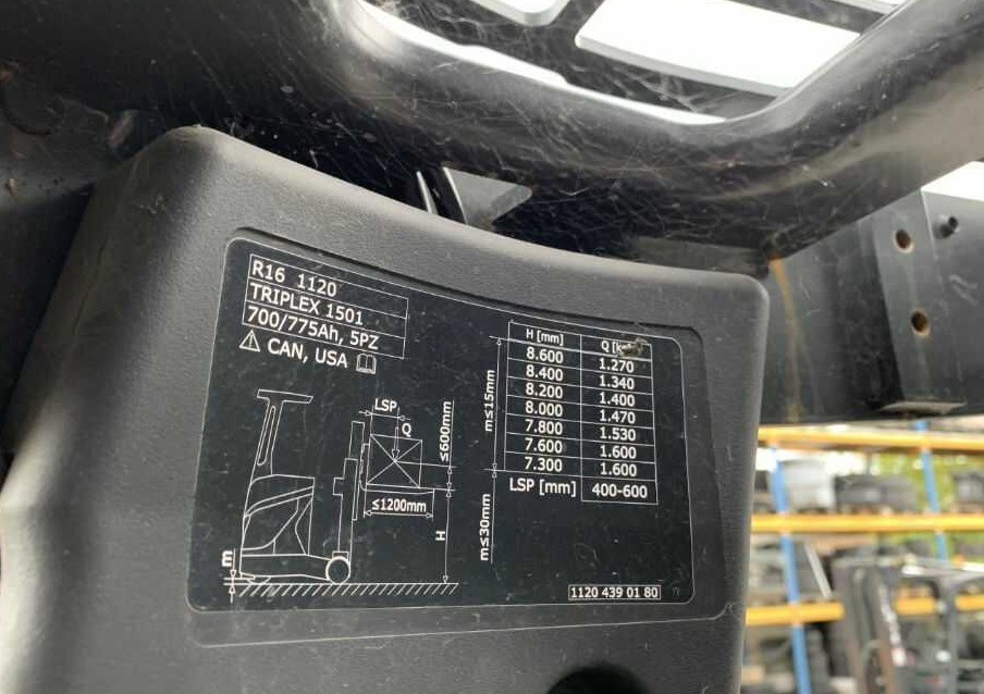 Linde R16-01 - 리치 트럭 : 사진 5 Linde R16-01 - 리치 트럭 : 사진 5