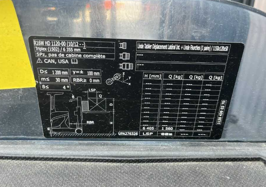 Linde R16HD-01 - 리치 트럭 : 사진 5 Linde R16HD-01 - 리치 트럭 : 사진 5