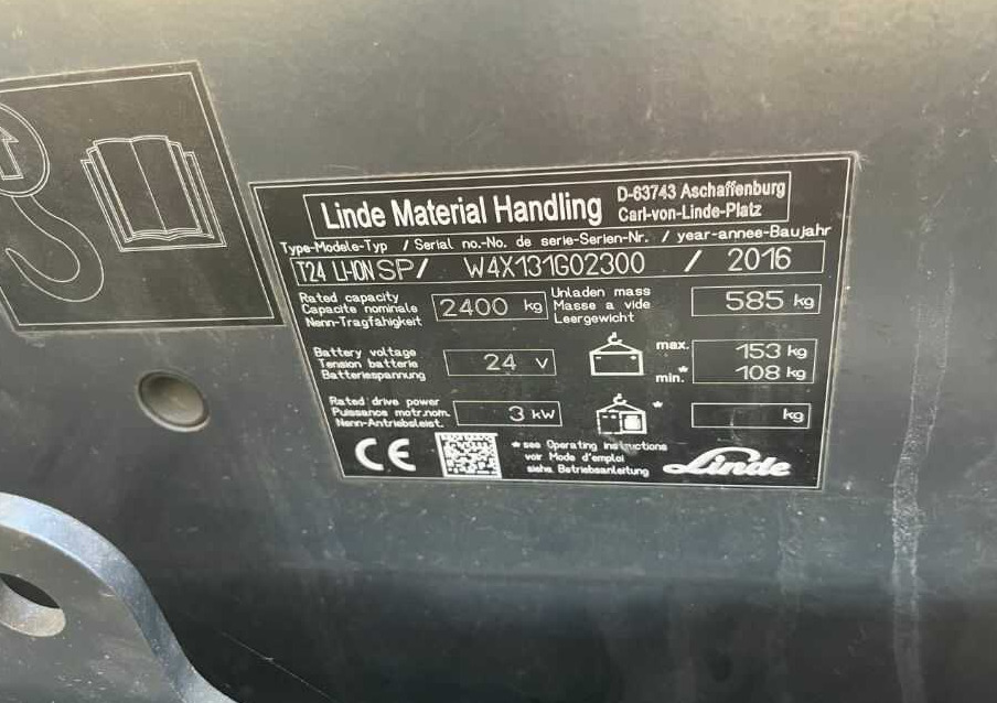 Linde T24SP - 팔레트 트럭 : 사진 4 Linde T24SP - 팔레트 트럭 : 사진 4