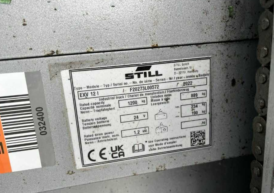 Still EXV12i - 스태커 : 사진 4 Still EXV12i - 스태커 : 사진 4