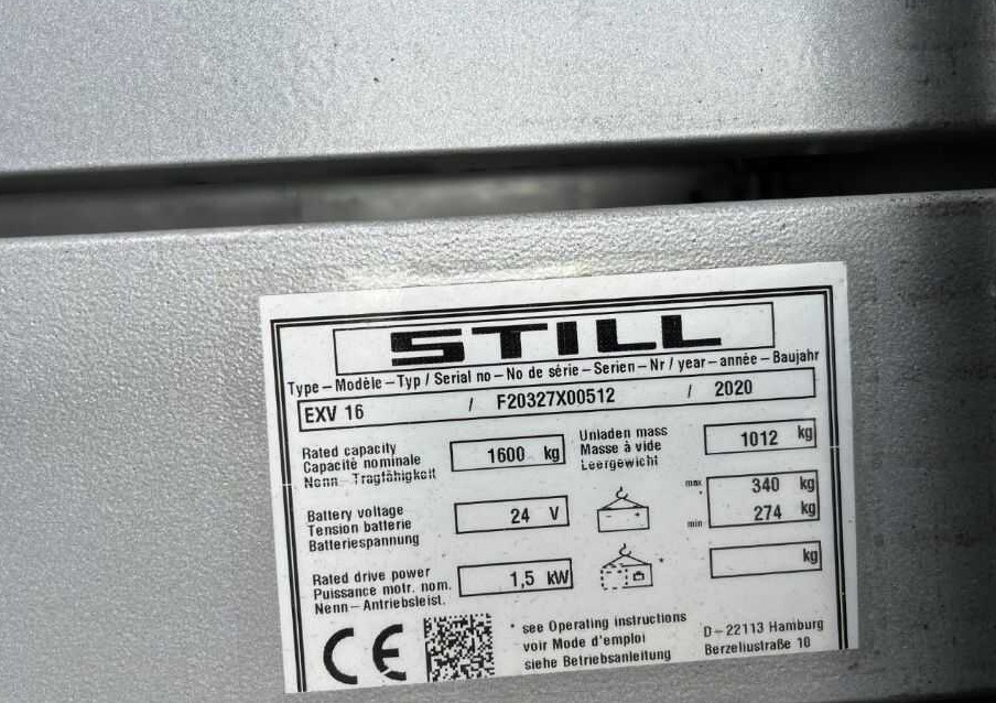 Still EXV16 - 스태커 : 사진 4 Still EXV16 - 스태커 : 사진 4