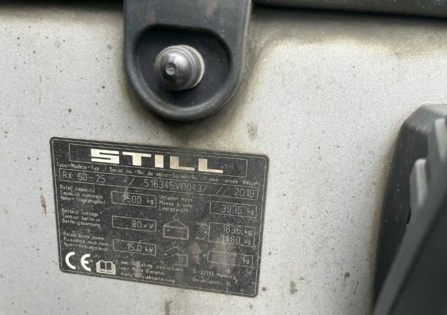 Still RX60-25 - 전기 지게차 : 사진 4 Still RX60-25 - 전기 지게차 : 사진 4